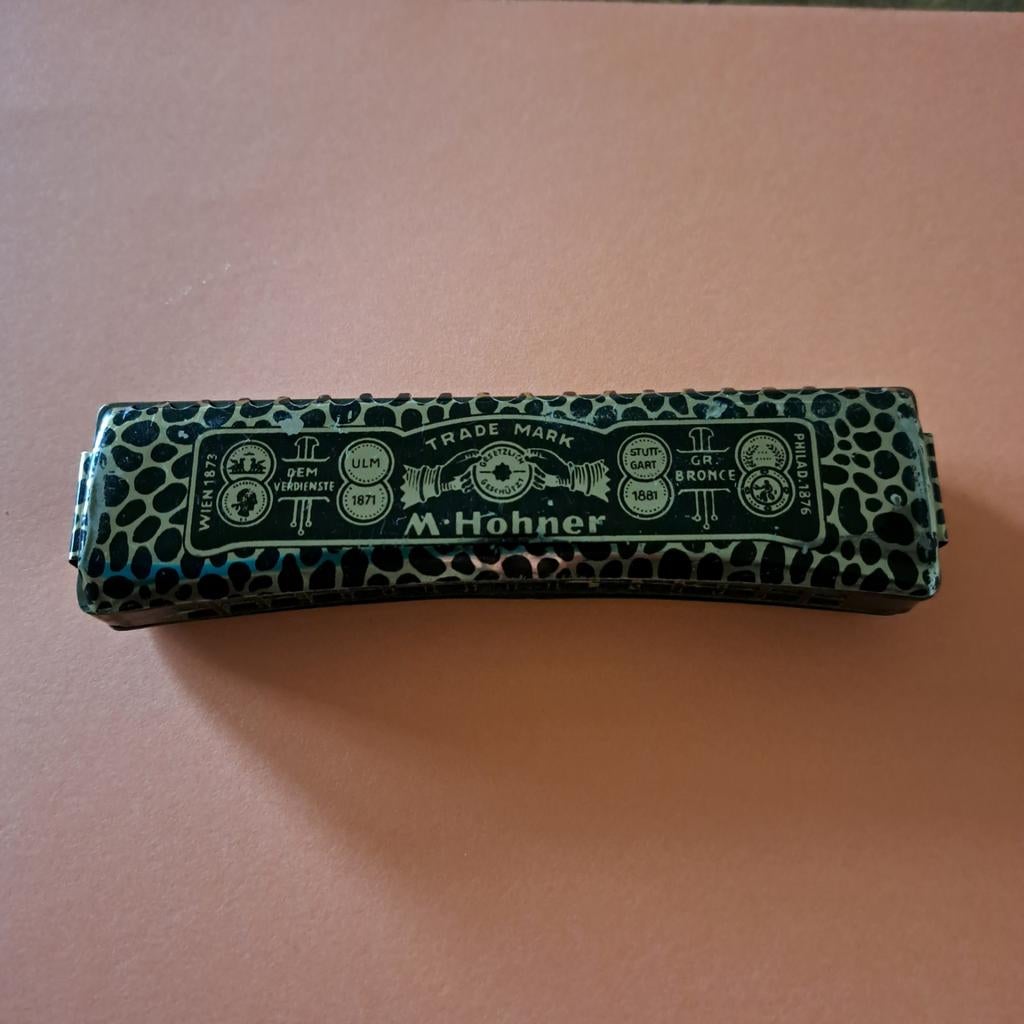 Vintage M. Hohner Tango Mondharmonica - Made in Germany, Ophalen of Verzenden, Gebruikt