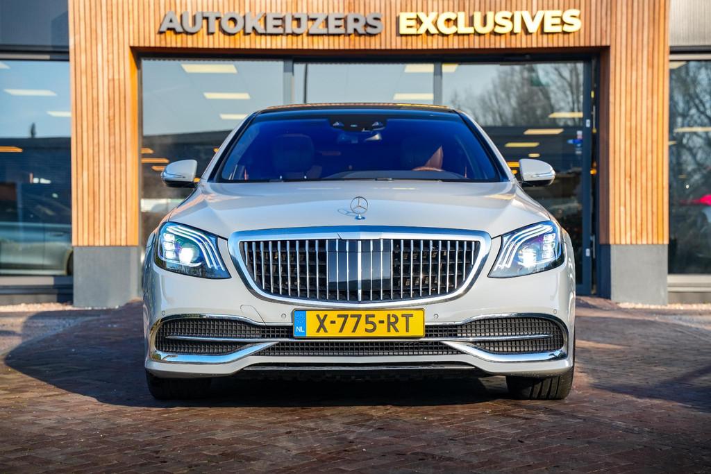 Mercedes-Benz S-klasse 500 4Matic Lang Edition 1 Maybach pak, Gebruikt, Zwart, Bedrijf, Vierwielaandrijving