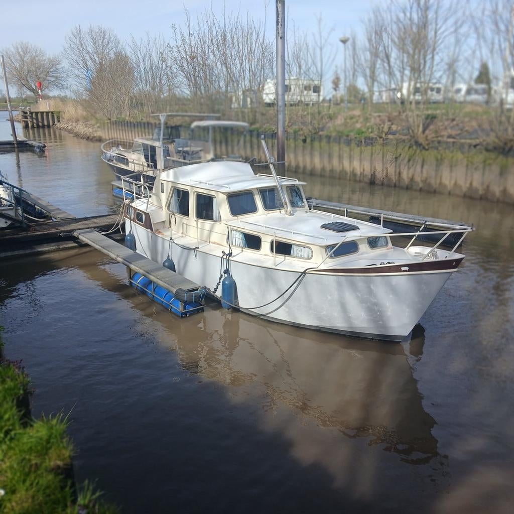 Zijlmans Kruiser 9.30 met Thornicraft 62pk en boegschroef, Ophalen, Gebruikt, Staal, Diesel