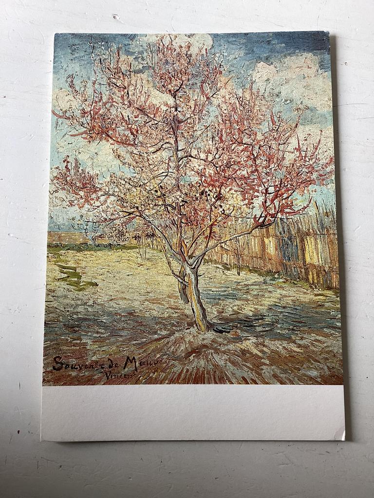 Ansichtkaart Vincent van Gogh Bloeiende Bomen, Verzenden, 1980 tot heden, Gelopen, Cultuur en Media