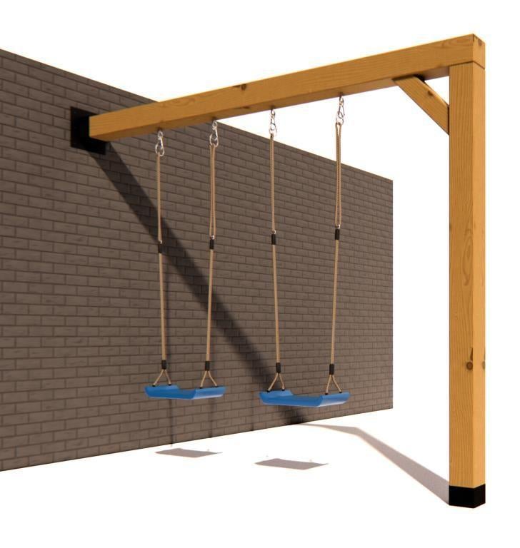 Houten Douglas Schommel BK Boris Aanbouwschommel  164, Ophalen of Verzenden, Nieuw, Schommel