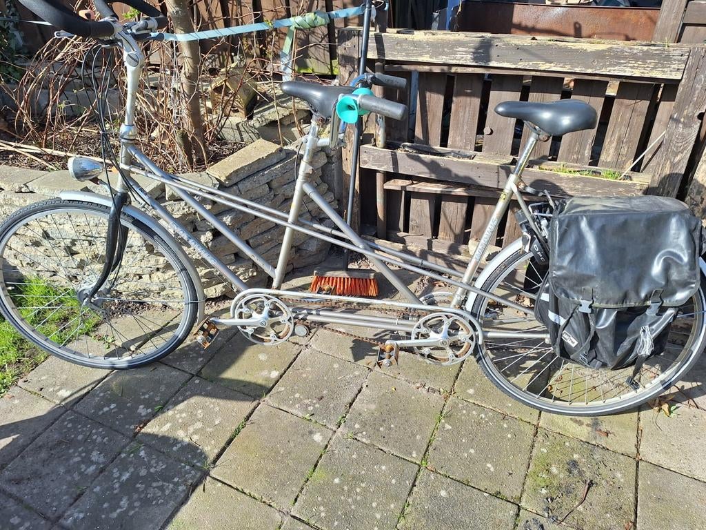 Sparta tandem 10 versnellingen, Fietsen en Brommers, Fietsen | Tandems, Ophalen, Gebruikt, Minder dan 10 versnellingen