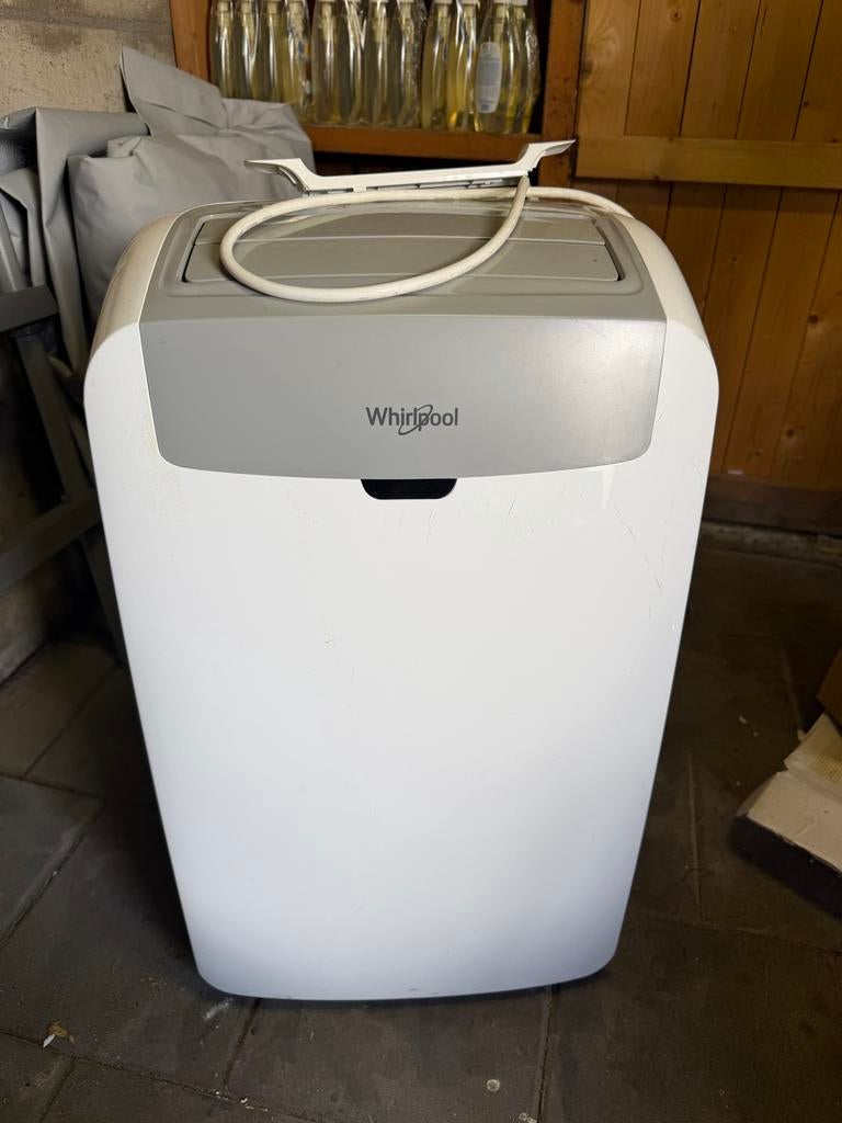 Whirlpool mobiele airco met afstandsbediening, Ophalen of Verzenden, Zo goed als nieuw, Mobiele airco, Afstandsbediening