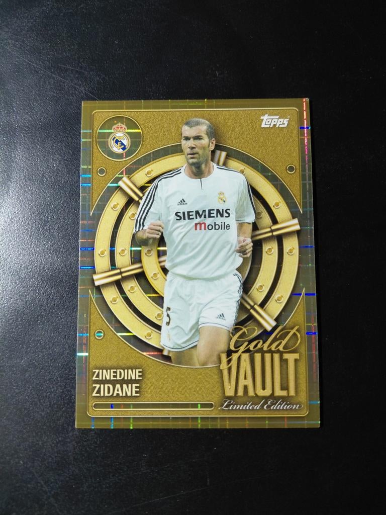 Zinedine zidane (gold vault limited edition) real madrid, Verzamelen, Sportartikelen en Voetbal, Ophalen of Verzenden, Nieuw, Buitenlandse clubs