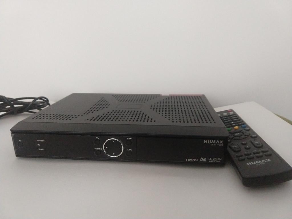 Humax IRHD 5100C HDTV-ontvanger + afstandsbediening (zgan), Audio, Tv en Foto, Decoders en Harddiskrecorders, Gebruikt, Decoder