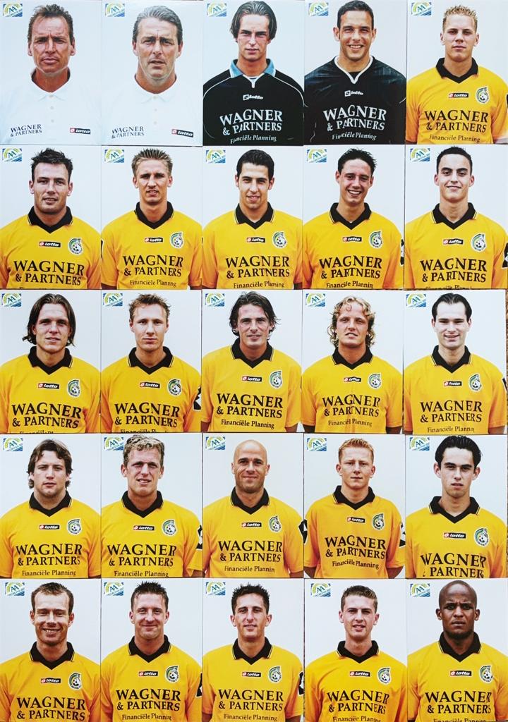 25 Spelerskaarten Fortuna Sittard - seizoen 2001/2002, Verzamelen, Verzenden, Zo goed als nieuw, PSV, Spelerskaart