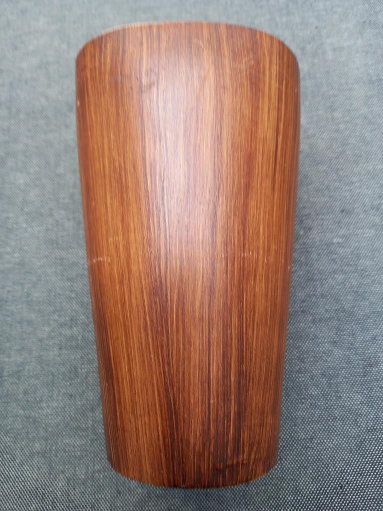 Vintage "Teak" vaas uit de periode '51 tot '64, midcentury., Ophalen of Verzenden