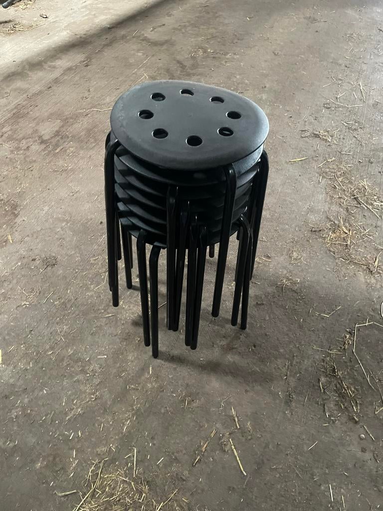 IKEA Marius krukjes - Zwart (stapelbaar), Ophalen, Gebruikt, Staal