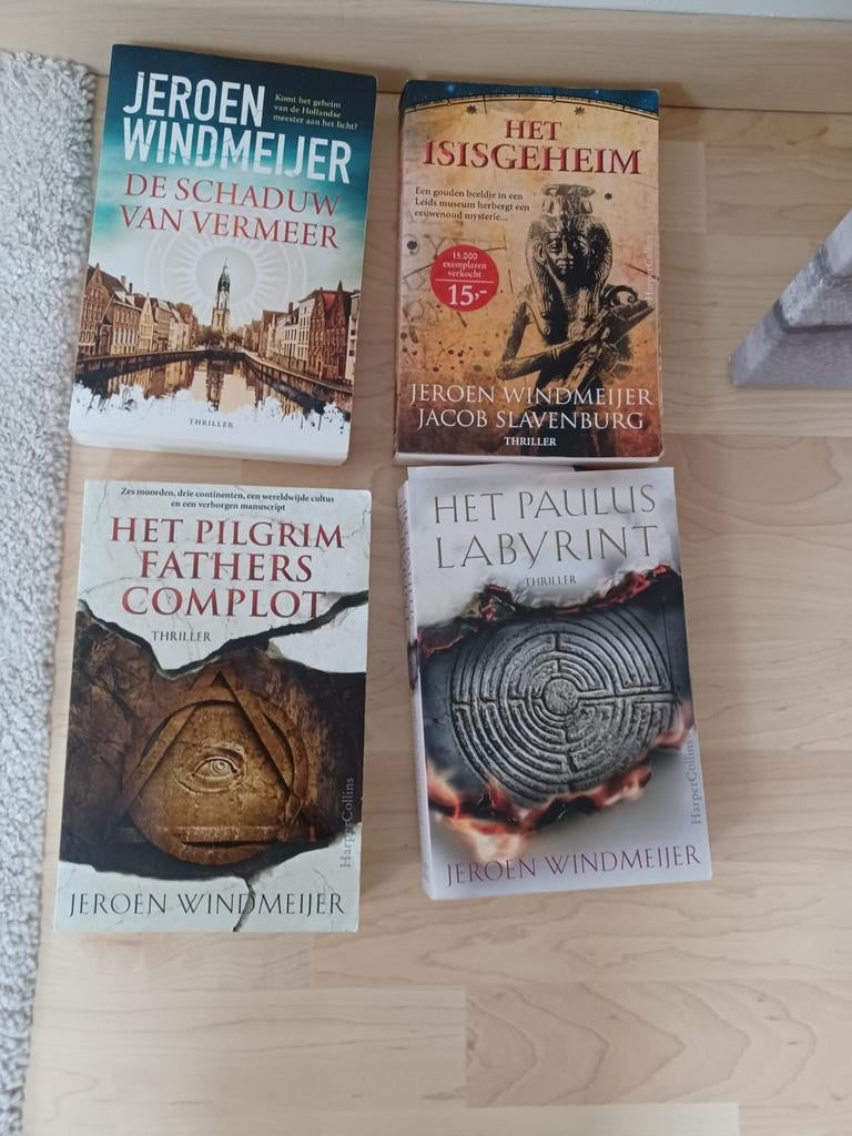 Jeroen Windmeijer - 4 thrillers, Boeken, Ophalen of Verzenden, Zo goed als nieuw, Nederland, Jeroen Windmeijer