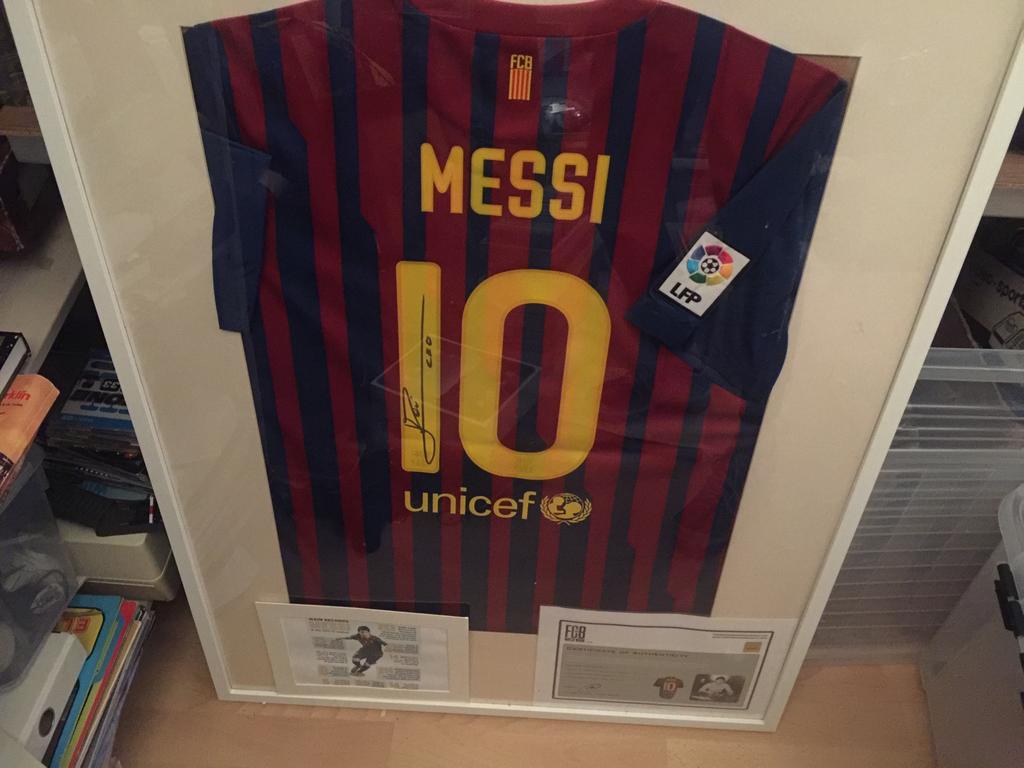 Messi shirt 2011/12 fc Barcelona coa hologram, Ophalen, Zo goed als nieuw, Buitenlandse clubs, Shirt