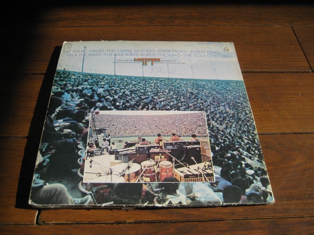 Wattstax live lp black dubbel live, 1960 tot 1980, Gebruikt, Ophalen of Verzenden, 12 inch