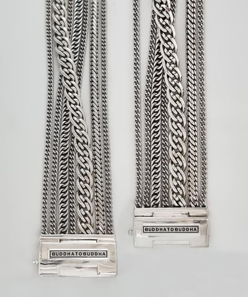 Buddha to Buddha Multi Chain-Nathalie armband €160 KORTING!, Sieraden, Tassen en Uiterlijk, Ophalen of Verzenden, Nieuw, Zilver
