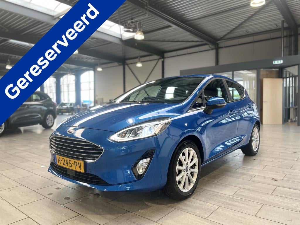 Ford Fiesta EcoBoost Titanium | AUTOMAAT | Trekhaak | Winter, 12 maanden, Euro 6, Blauw, 620 kg