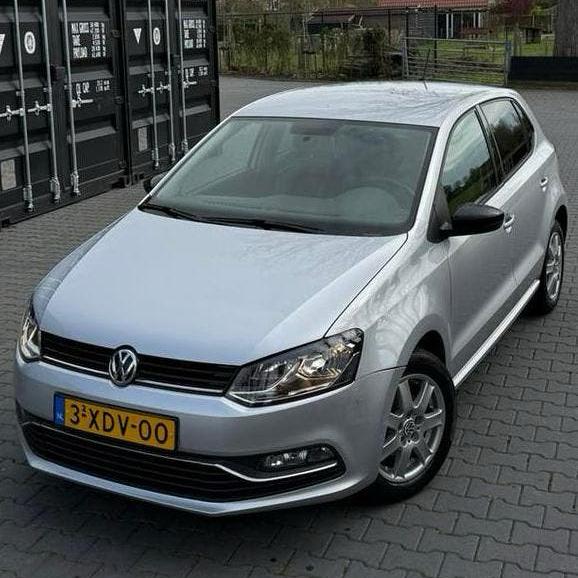 Volkswagen Polo 1.0 MPI 55KW 2014 Grijs Top Staat ✅, Auto's, Stof, Origineel Nederlands, Bedrijf, Handgeschakeld