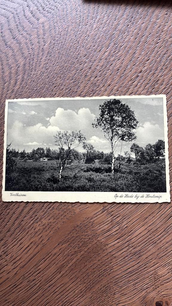 Voorthuizen. Op de heide bij de Houtsnip. ., Ophalen of Verzenden, 1920 tot 1940, Gelopen