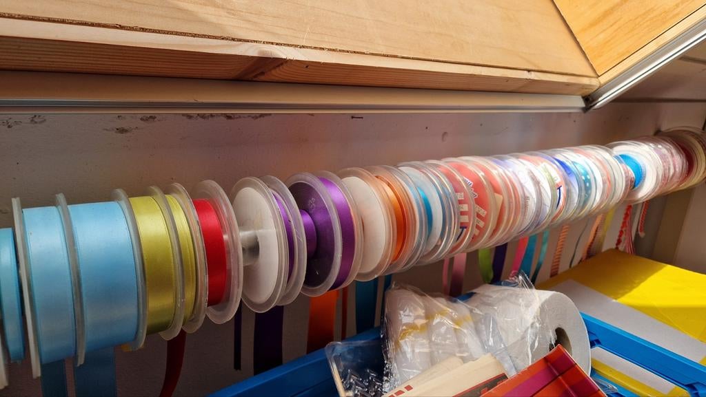 Hobby lint satijn en stof, Ophalen of Verzenden, Lint, Band of Elastiek