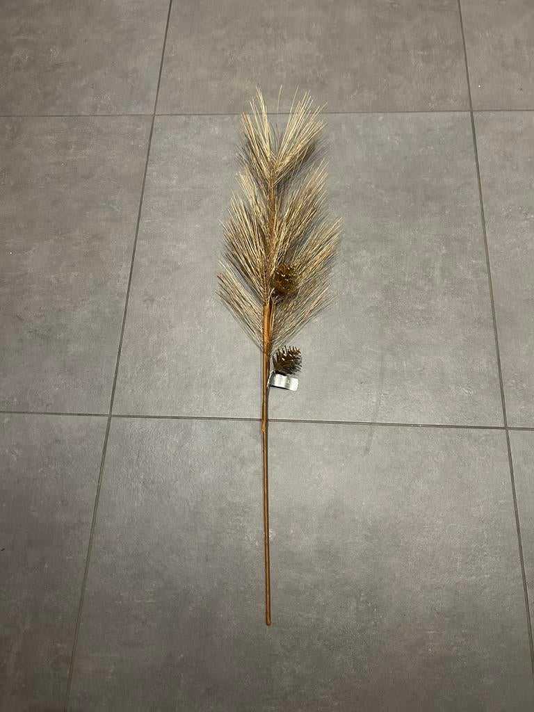 Goudkleurige droogbloemen 12 stuks, Ophalen, Nieuw