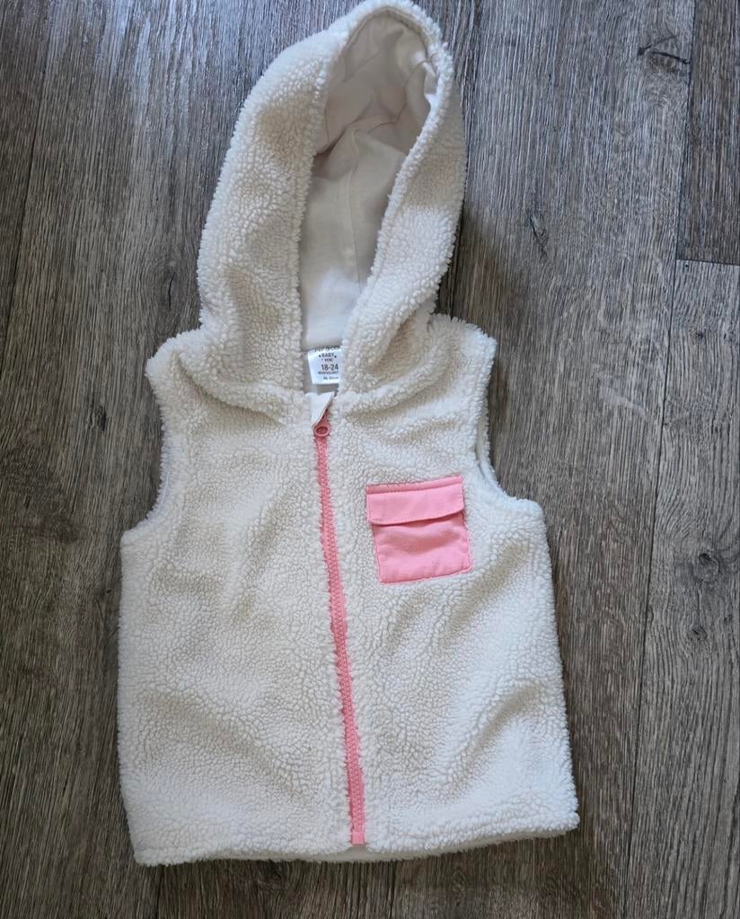 Teddy bodywarmer met capuchon, maat 86-92, Kinderen en Baby's, Ophalen of Verzenden, Gebruikt, Pep&co, Meisje