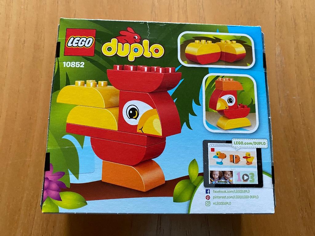 Lego Duplo 10852 Mijn eerste vogel Papegaai NIEUW, Ophalen, Nieuw, Complete set, Duplo