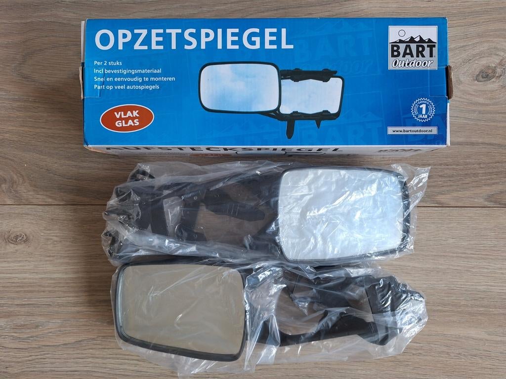 Caravan spiegels / opzetspiegels in doos, Ophalen of Verzenden