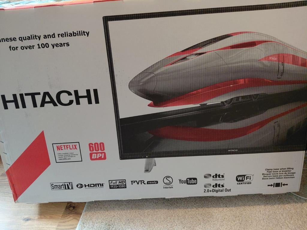 Hitachi 49HBT62 LED Full HD Smart TV - Zo goed als nieuw, LED, 50 Hz, Zo goed als nieuw, 100 cm of meer