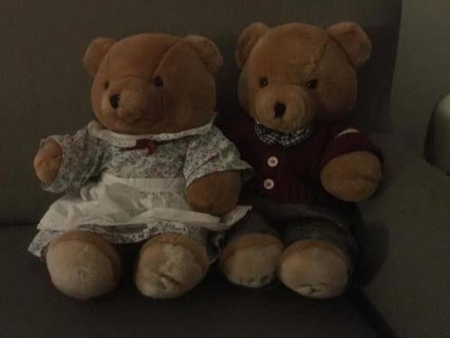 Bijenkorf teddyberen (Bob en Sabine), Verzamelen, Beren en Cherished Teddies, Gebruikt, Stoffen beer, Overige merken, Ophalen of Verzenden