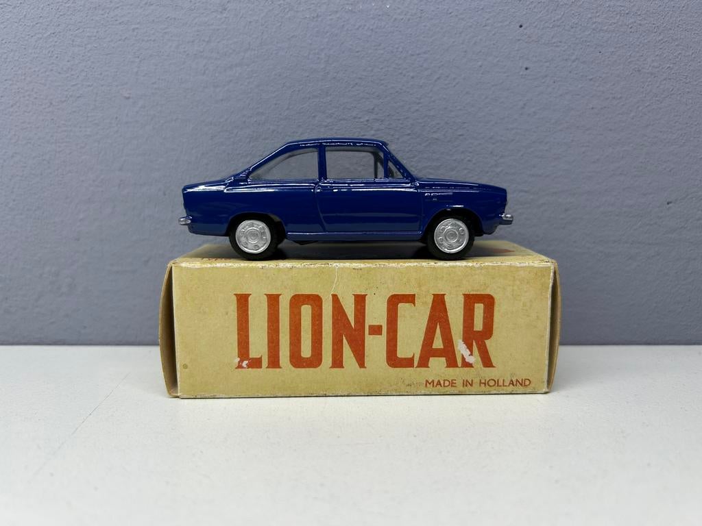 Lion toys car Daf 66 Coupé koninklijk blauw mint, Ophalen of Verzenden, Nieuw, Auto, Lion Toys