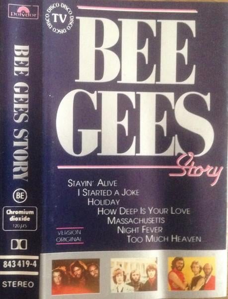 Musicassette Bee Gees Story, 1 bandje, Ophalen of Verzenden, Zo goed als nieuw, Origineel