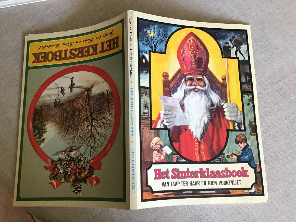 Dubbelboek Sint en Kerst door Rien Poortvliet, Ophalen of Verzenden, Zo goed als nieuw, Prentenboek
