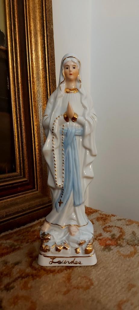 Prachtig porseleinen Mariabeeld Maria van Lourdes, Ophalen of Verzenden