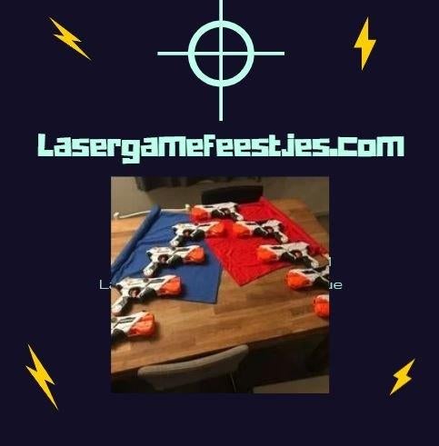 lasergame set huren, Hobby en Vrije tijd, Feestartikelen | Verhuur, Ophalen, Zo goed als nieuw, Verjaardag