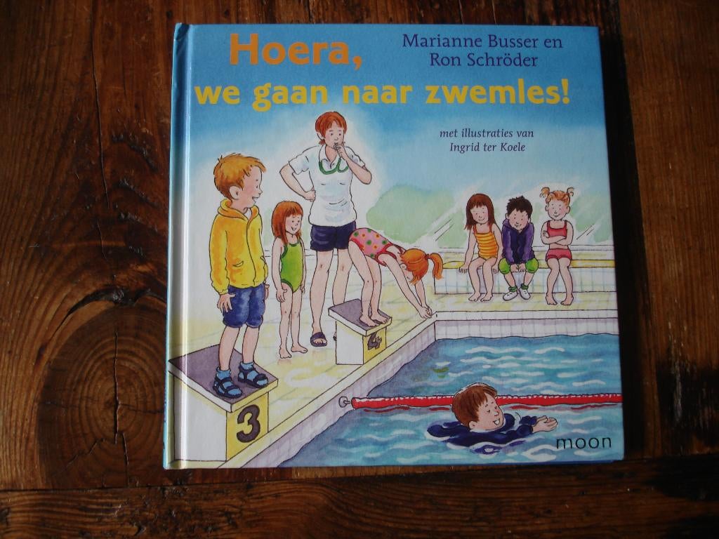 kleuter,04(1256) hoera, we gaan naar zwemles ! marianne, Ophalen of Verzenden, Zo goed als nieuw, Fictie algemeen
