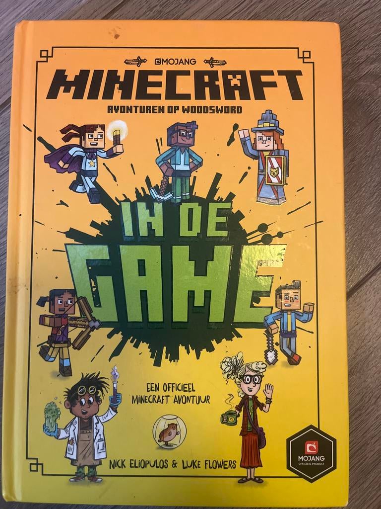 Minecraft: Avonturen op Woodsword - In de Game, Ophalen of Verzenden, Gelezen, Fictie algemeen