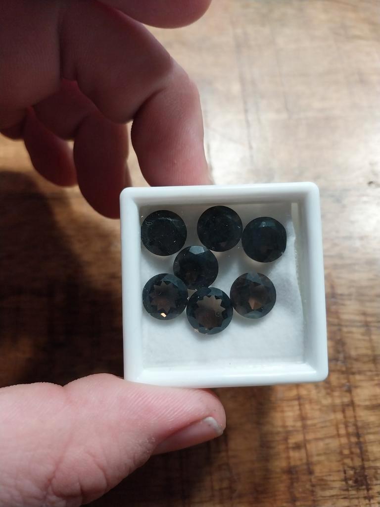 Ronde geslepen rookkwartsen, Ophalen of Verzenden