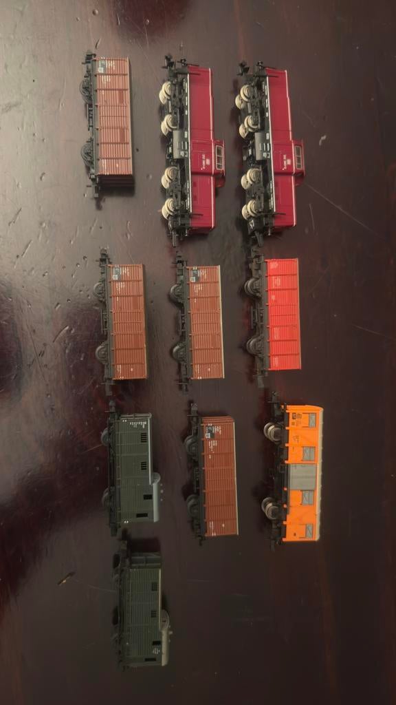 Fleischmann Piccolo 7230 x2 gemixte goederenset | 1:160, Gelijkstroom, Fleischmann, Ophalen of Verzenden, Analoog