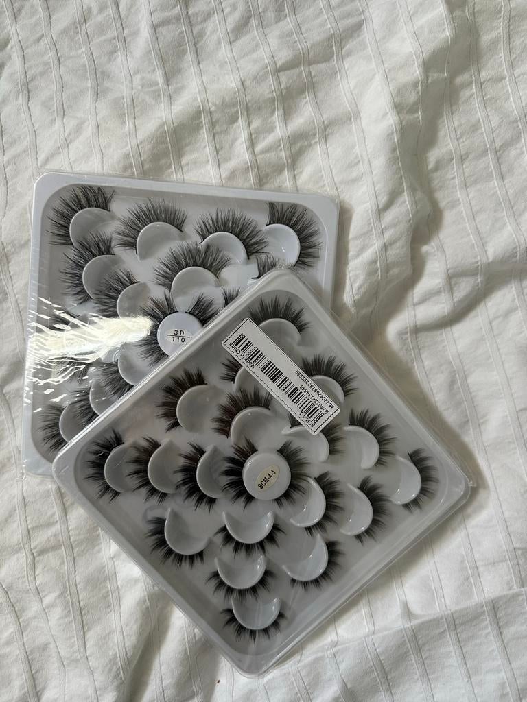 Nieuwe Wimpers 2stuks, Ogen, Zwart, Nieuw, Ophalen of Verzenden