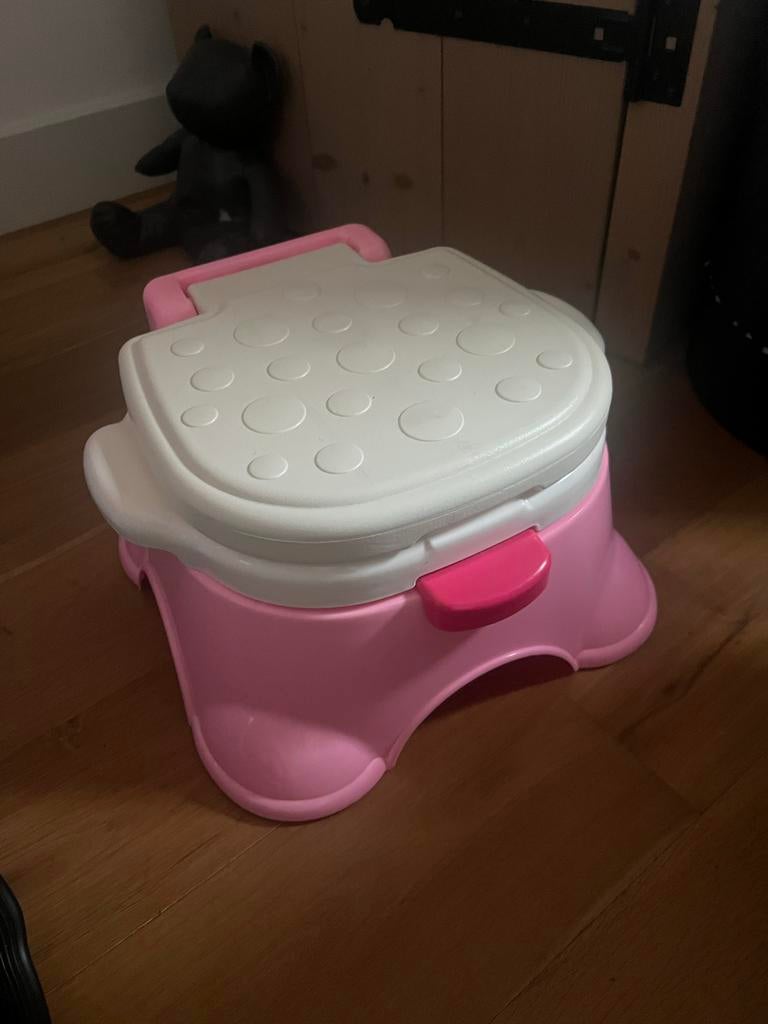 Roze potje met muziek, Ophalen, Gebruikt