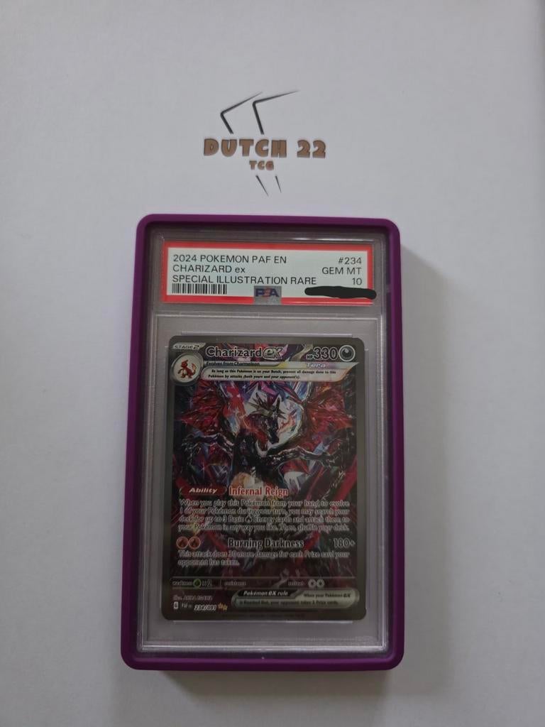 Charizard Paldean Fates PSA10 #234, Hobby en Vrije tijd, Verzamelkaartspellen | Pokémon, Ophalen of Verzenden, Nieuw, Overige typen
