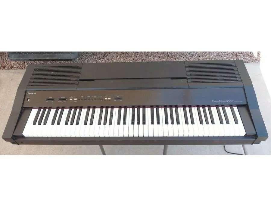 piano Roland HP-2000 vintage 1980, Muziek en Instrumenten, Piano's, Ophalen of Verzenden, Zo goed als nieuw, Zwart