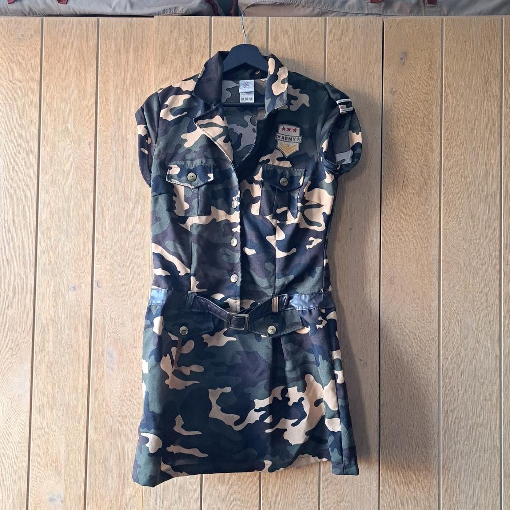 Carnaval legerjurk, Ophalen of Verzenden, Zo goed als nieuw