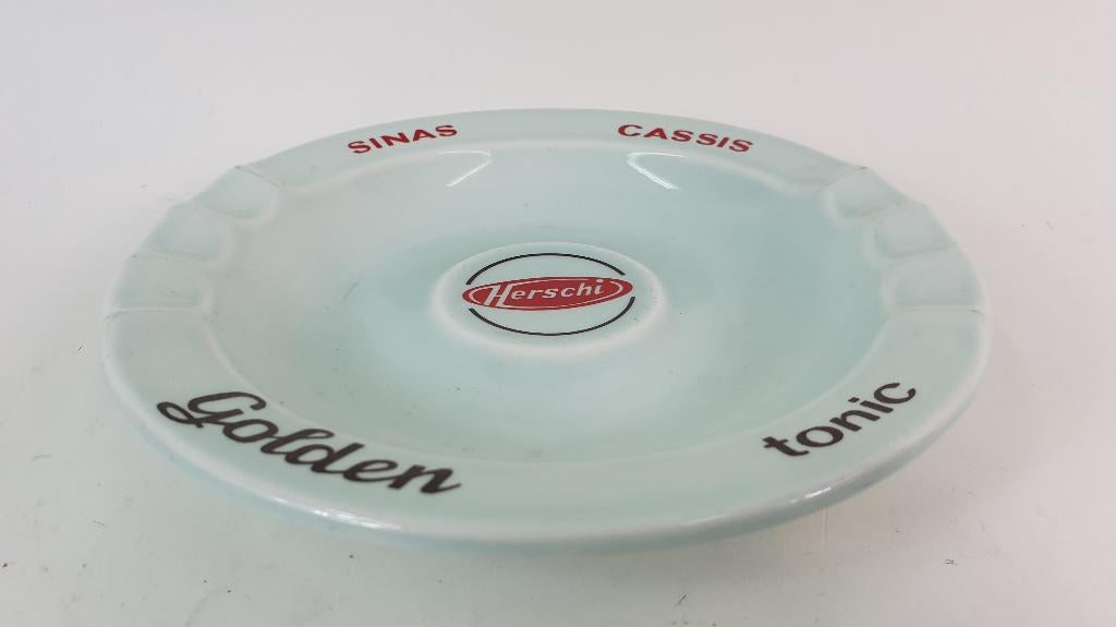 Royal Sphinx Maastricht, vintage Herschi asbak. Groen. 8A6, Ophalen of Verzenden