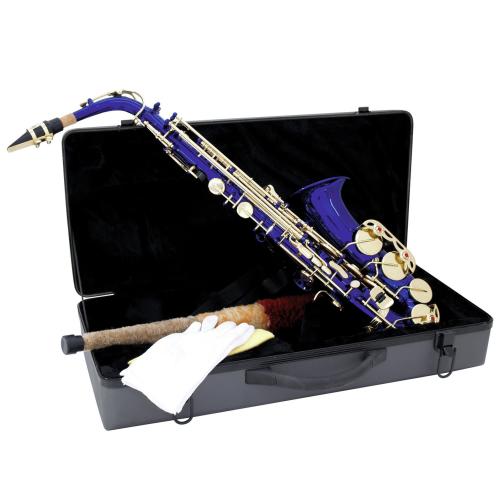 DIMAVERY SP-30 Eb Alto Saxophone, blue Altsaxofoon, ., Saxofoon, Nieuw, Ophalen of Verzenden