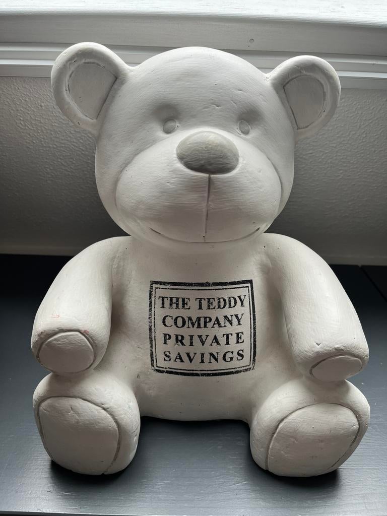 Riviera maison spaarpot beer, Ophalen of Verzenden, Gebruikt, Steen, Aardewerk of Keramiek, Dier