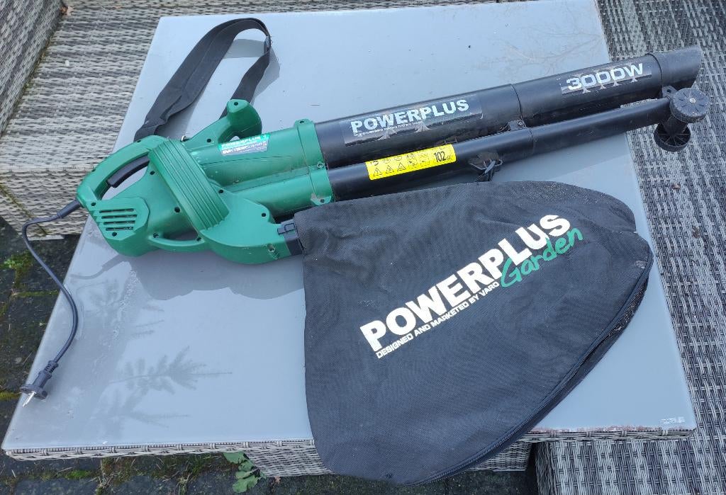 Bladblazer Power Plus POW63172, Ophalen of Verzenden, Gebruikt, Elektrisch, Met opvangzak