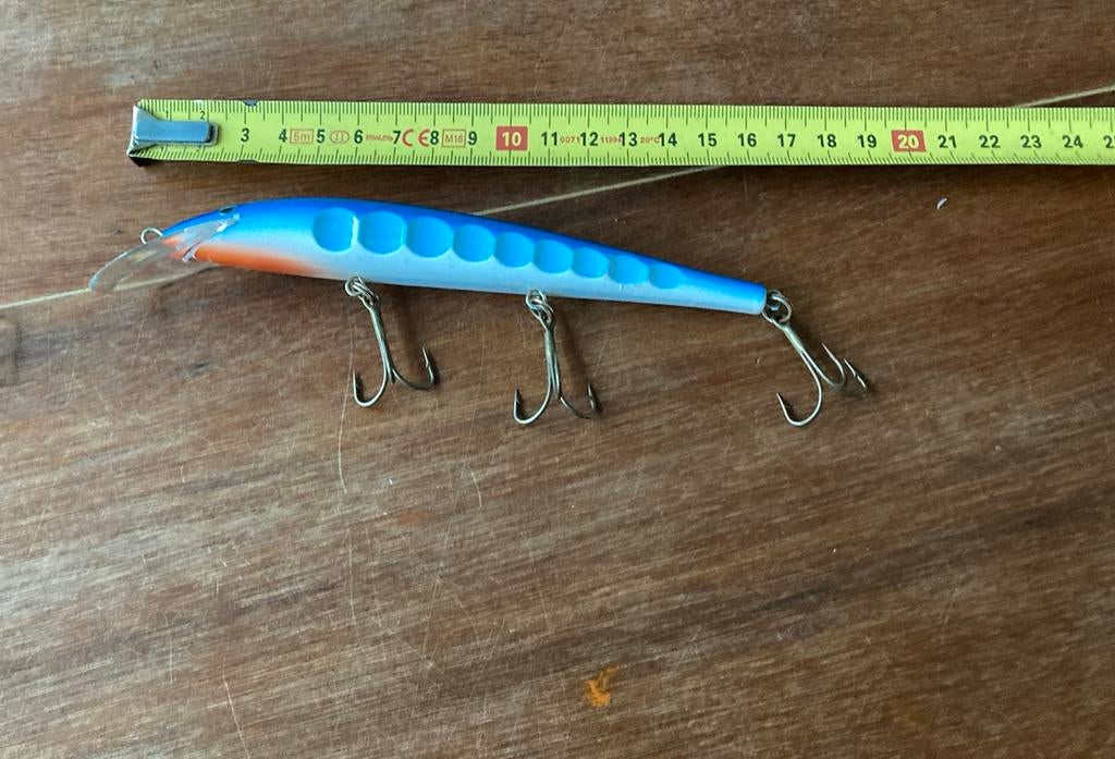 Kunstaas (plug) van 17 cm, Ophalen of Verzenden, Zo goed als nieuw, Overige typen