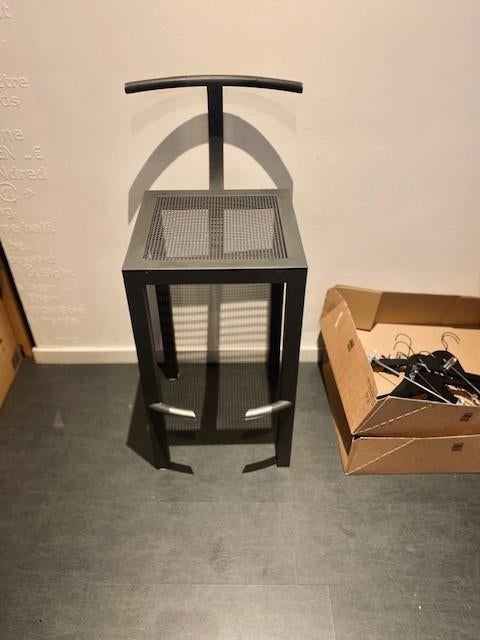 Philippe Starck 'Sarapis" Driade barkruk, Ophalen, Tijdloos design, Zo goed als nieuw, Metaal