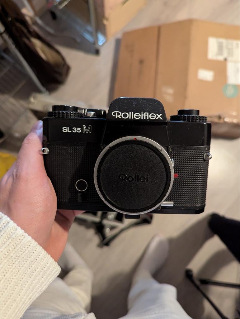 Rolleiflex sl35m, Ophalen of Verzenden, Zo goed als nieuw, Spiegelreflex, Overige Merken