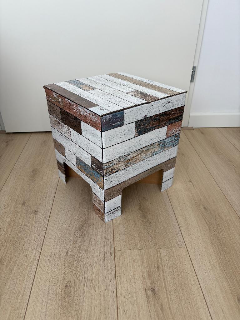 Dutch Design Chair Sloophout - Beachwood krukje, bijzettafel, Ophalen, Zo goed als nieuw, Overige materialen