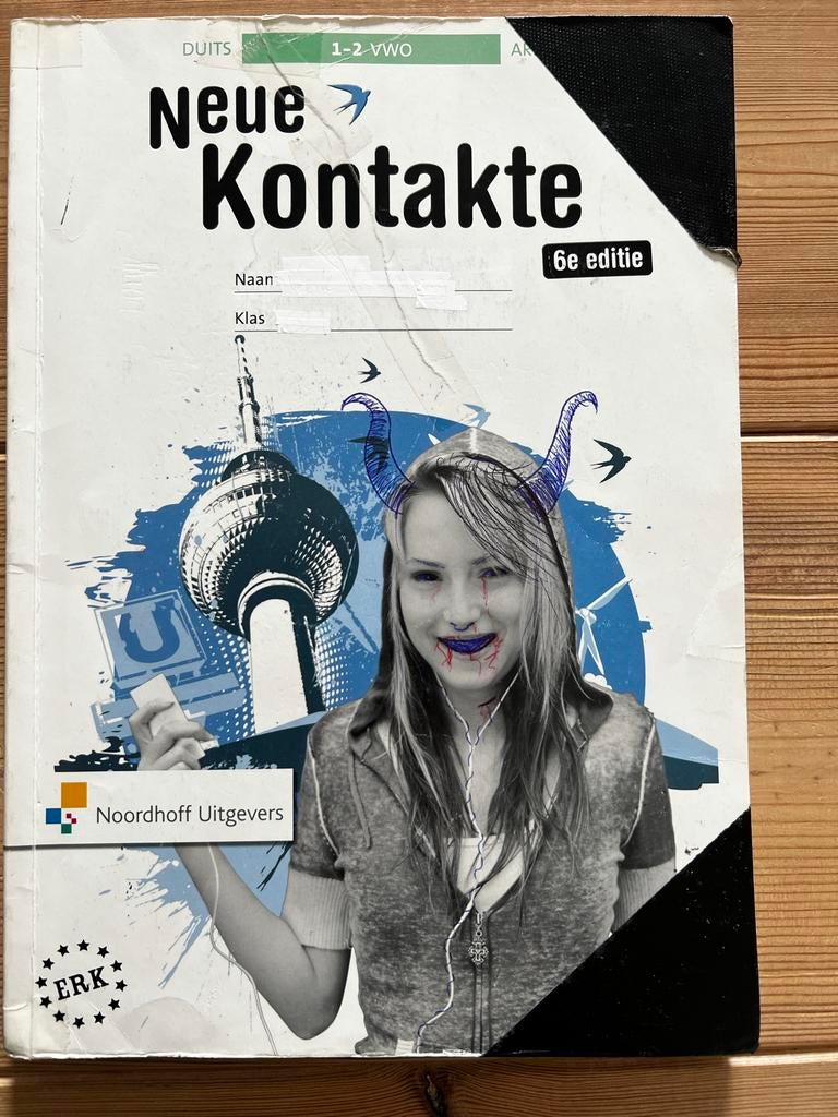 Neue Kontakte - Duits leerboek 6e editie. 1-2 vwo, Boeken, Schoolboeken, Ophalen of Verzenden, Gelezen, VWO, Duits