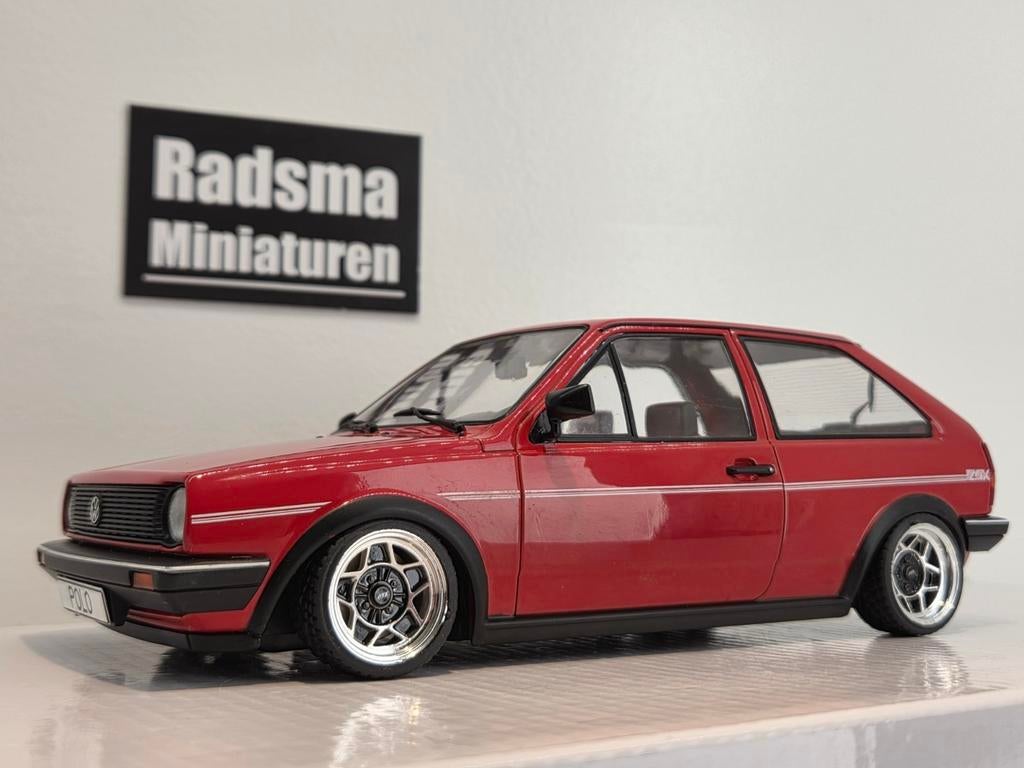 Vw Polo 86C Coupe - Verlaagd + ATS Classic - 1:18 Custom MCG, Overige merken, MCG, Auto, Nieuw